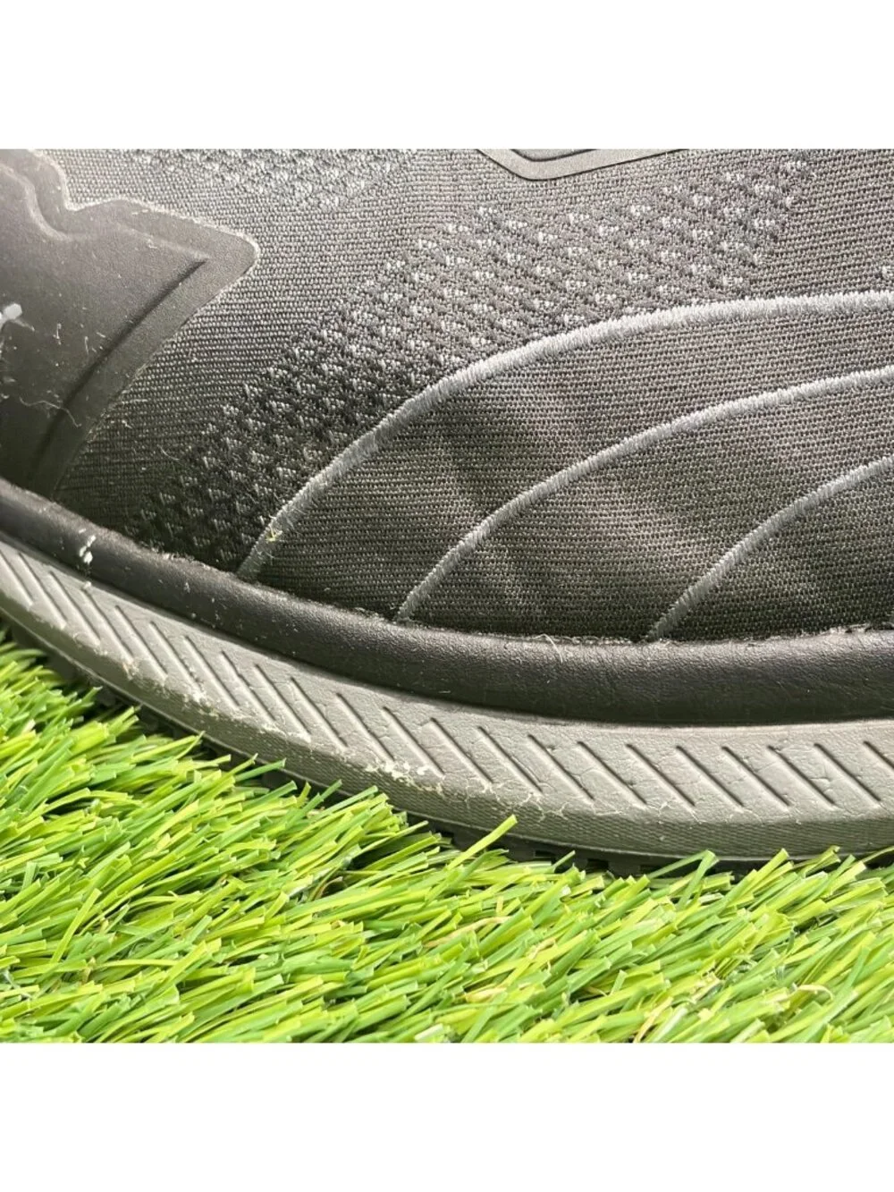 Puma Motion PWR Slide Mens Size 10 Black Gray Composite Toe Safety Work Shoes